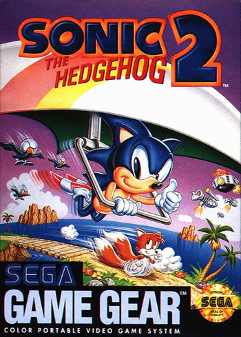 Sonic The Hedgehog 2 Game Gear (k&auml;ytetty)