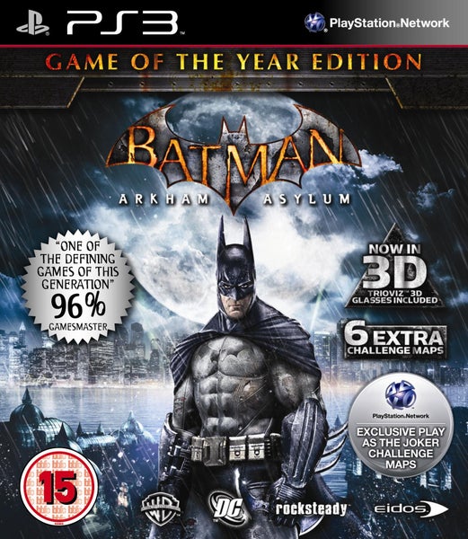 Batman: Arkham Asylum GOTY PS3