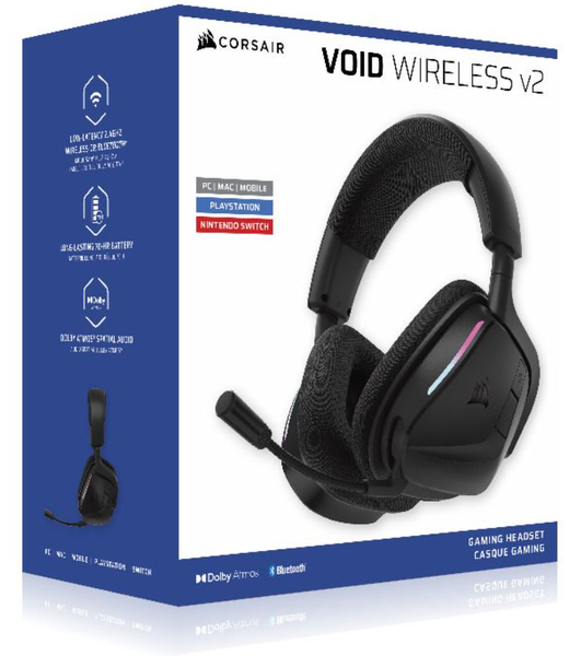 CORSAIR VOID Wireless v2&nbsp;for PS Carbon