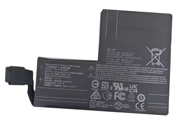 Steam Deck battery 40,04 Wh