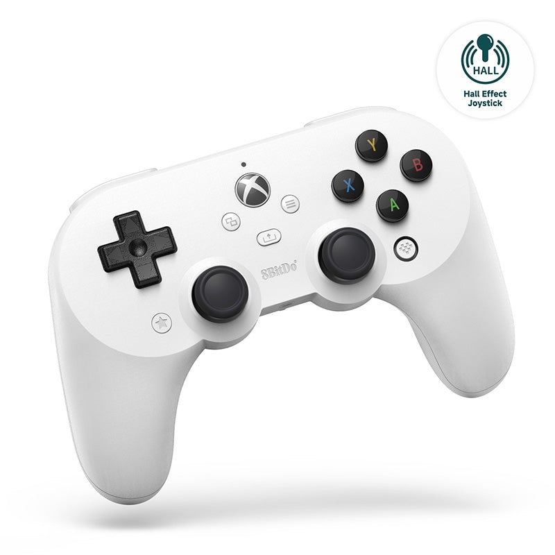 8BitDo Pro 2 Wired Gamepad White Xbox