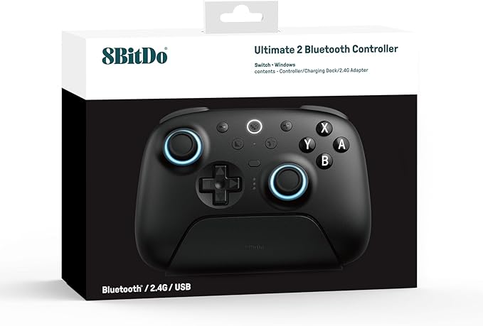 8BitDo Ultimate 2 Wireless BT Black