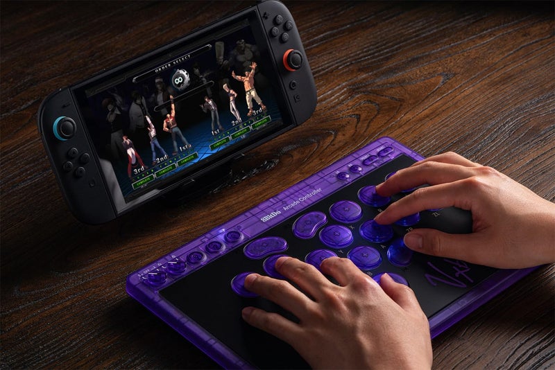 8BitDo Arcade Controller Switch / PC Purple