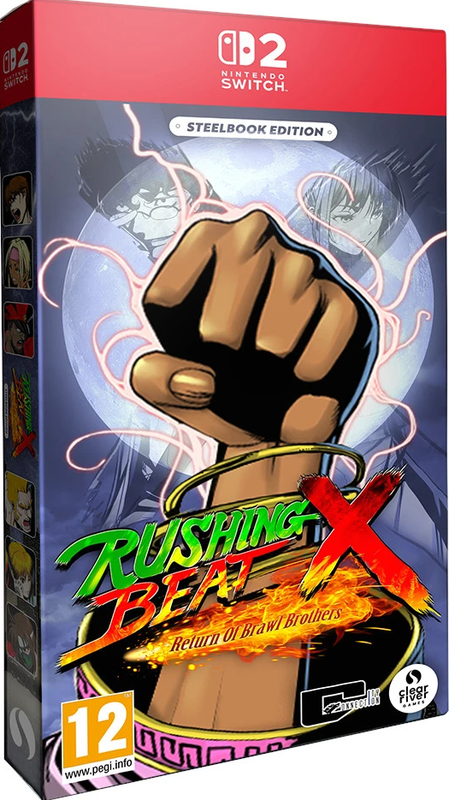 Rushing Beat X Return of the Brawl Brothers Steelbook Edition Switch 2