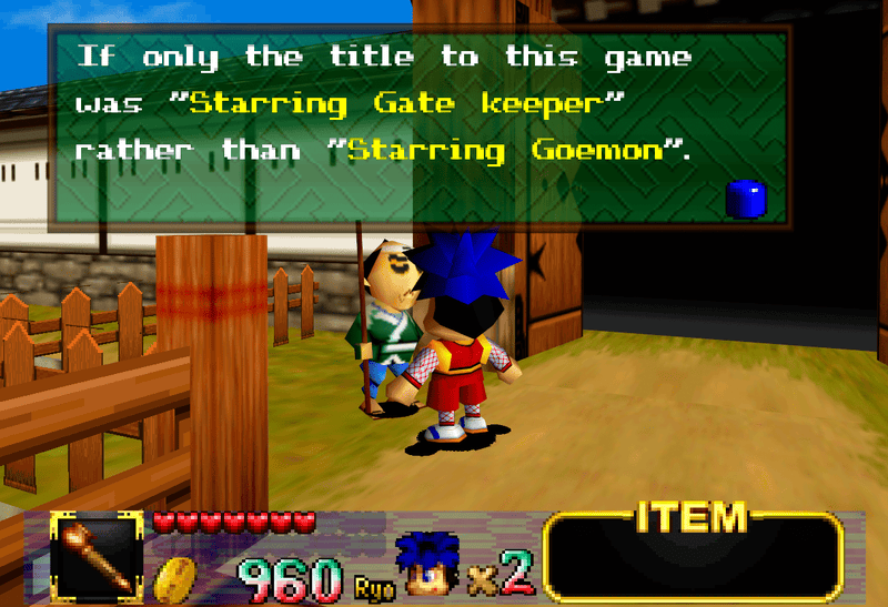 Mystical Ninja Starring Goemon N64