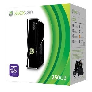 Xbox 360 Slim konsoli 250Gb (k&auml;ytetty)